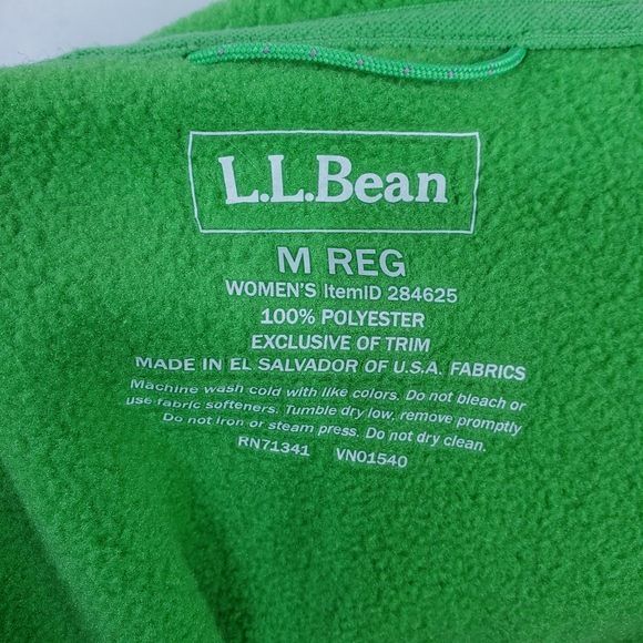L.L.Bean Trail Model Fleece Drawcord Jacket - Picture 5 of 8